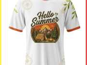 Mẫu Áo Phông Đồng Phục Không Cổ