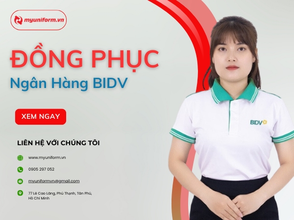 Đồng Phục Ngân Hàng BIDV Thiết Kế Đẹp Tinh Tế