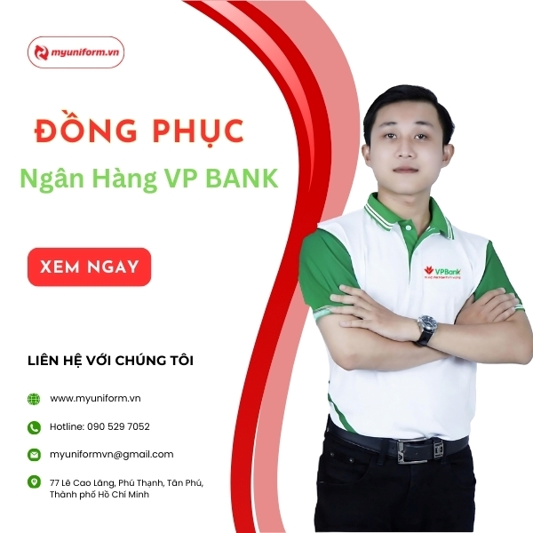 Áo Đồng Phục VP Bank Thiết Kế Đẹp Trẻ Trung Hiện Đại