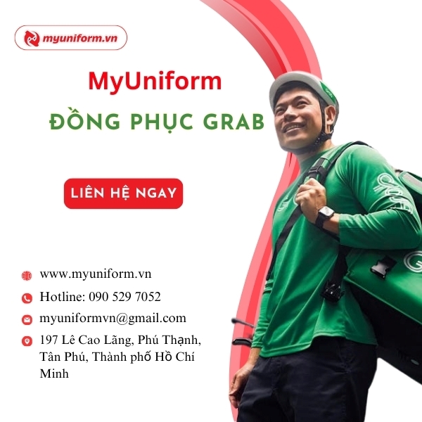 Đồng Phục Grab Thiết Kế Phong Cách Hiện Đại Mới 