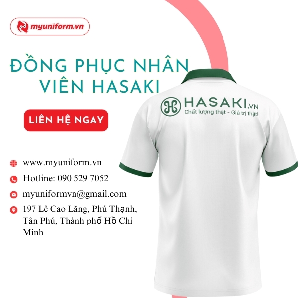 Đồng Phục Nhân Viên Hasaki Thiết Kế Chuyên Nghiệp Quý Phái 