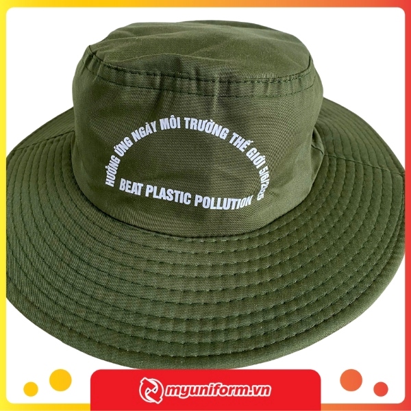 Mẫu Nón Tai Bèo Beat Plastic Pollution