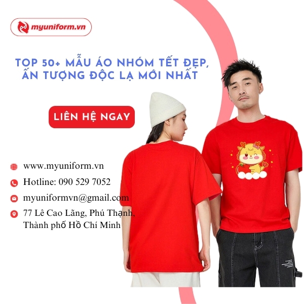 Top 50+ Mẫu Áo Nhóm Tết Đẹp, Ấn Tượng Độc Lạ Mới Nhất 