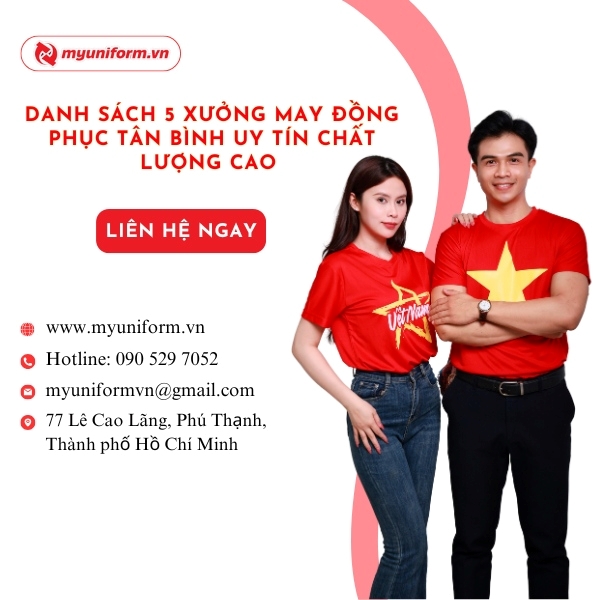 Danh Sách 5 Xưởng May Đồng Phục Tân Bình Uy Tín Chất Lượng Cao 