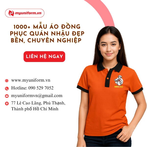 1000+ Mẫu Áo Đồng Phục Quán Nhậu Đẹp Bền, Chuyên nghiệp 