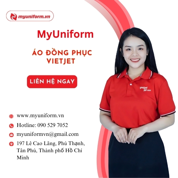 Áo Đồng Phục VietJet Thiết Kế Thanh Lịch Sang Trọng