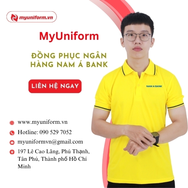 Mẫu Đồng Phục Nam Á Bank Thiết Kế Hiện Đại Chuyên Nghiệp