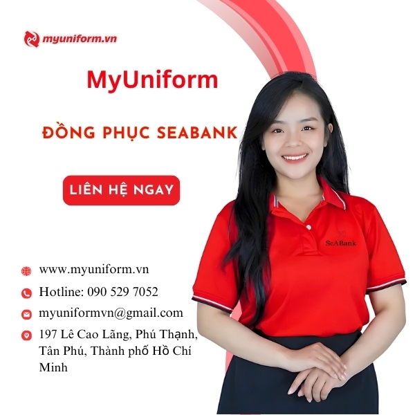 10+ Mẫu Đồng Phục Seabank Thiết Kế Trẻ Trung Sắc Đỏ Nhiệt Huyết