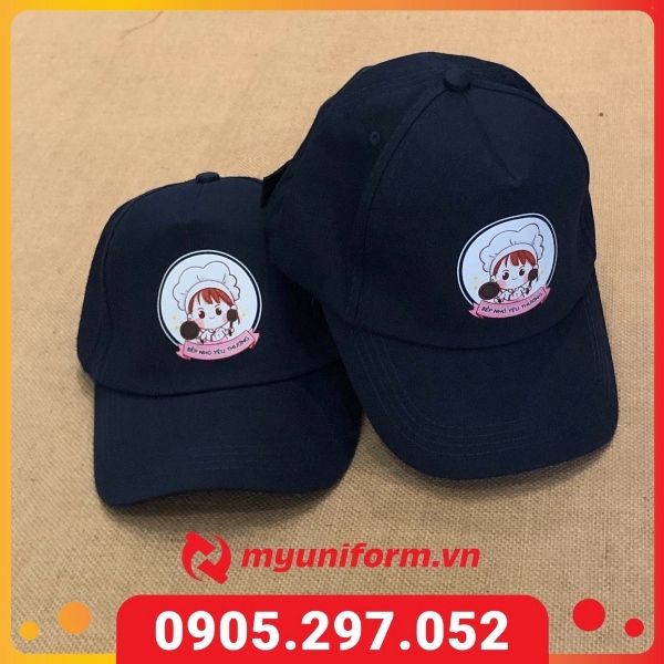 Mẫu Nón Đồng Phục Bếp Nhỏ Yêu Thương