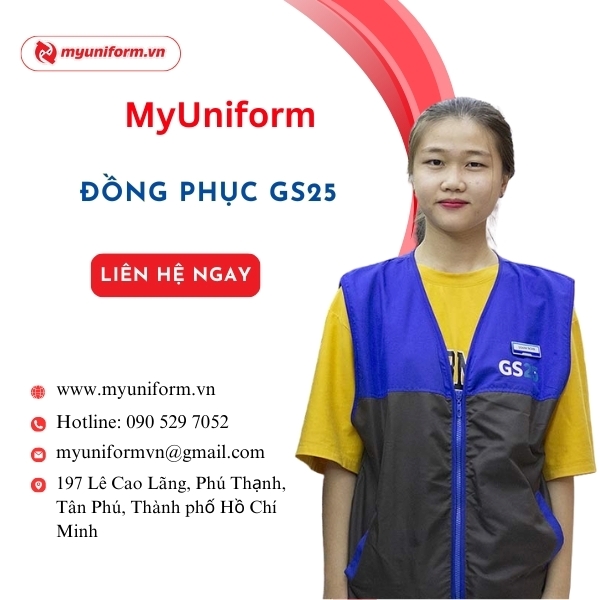 Đồng Phục GS25 Thiết Kế Tươi Trẻ Thanh Lịch