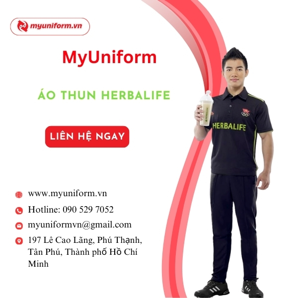 Mẫu Áo Thun Herbalife 3D Thiết Kế Đẹp Sang Trọng