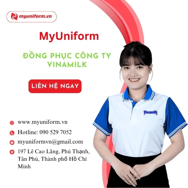 Đồng Phục Công Ty Vinamilk Thiết Kế Đẹp Sang Trọng Chuyên Nghiệp 