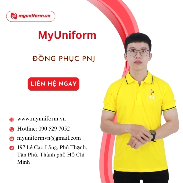 Đồng Phục PNJ Thiết Kế Đẹp Sang Trọng Chuẩn Thương Hiệu Xa Xỉ