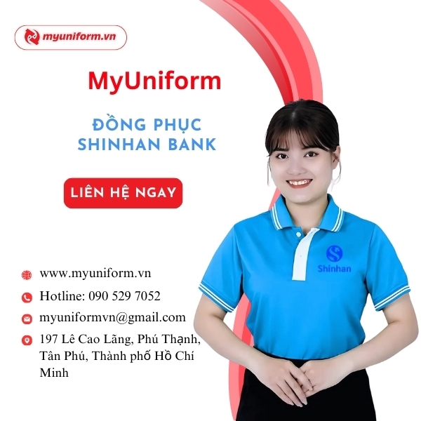 Đồng phục Shinhan Bank Thiết Kế Đẹp Sang Trọng Và Tinh Tế